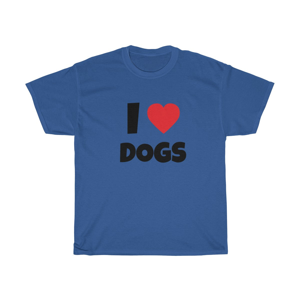 I <3 DOGS Unisex Heavy Cotton Tee