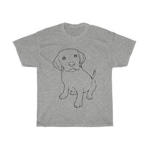 Dog lined Unisex Heavy Cotton Tee