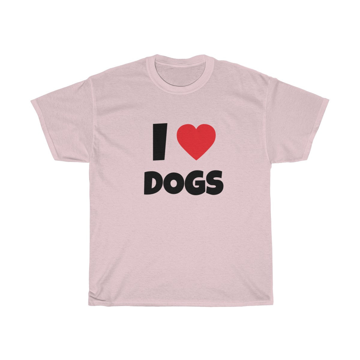 I <3 DOGS Unisex Heavy Cotton Tee