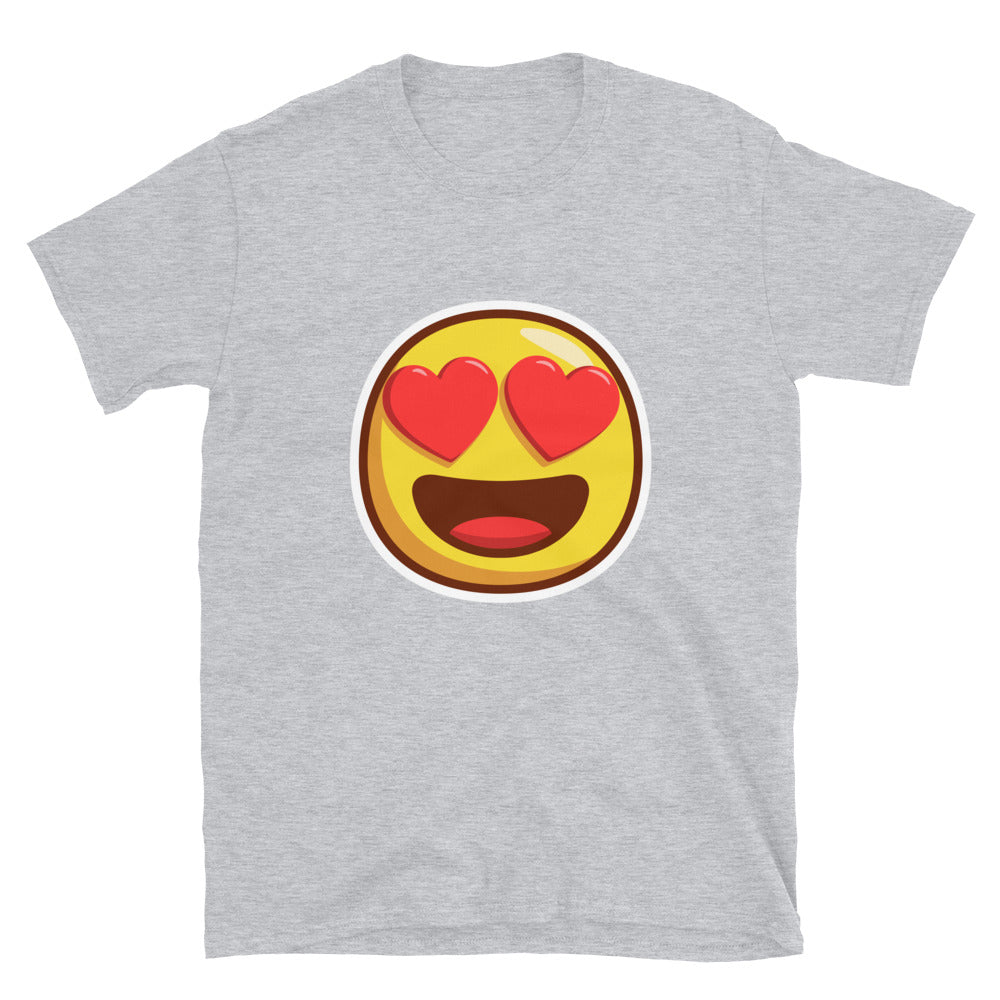 Smiling Face with Heart Shaped Eyes Unisex T-Shirt