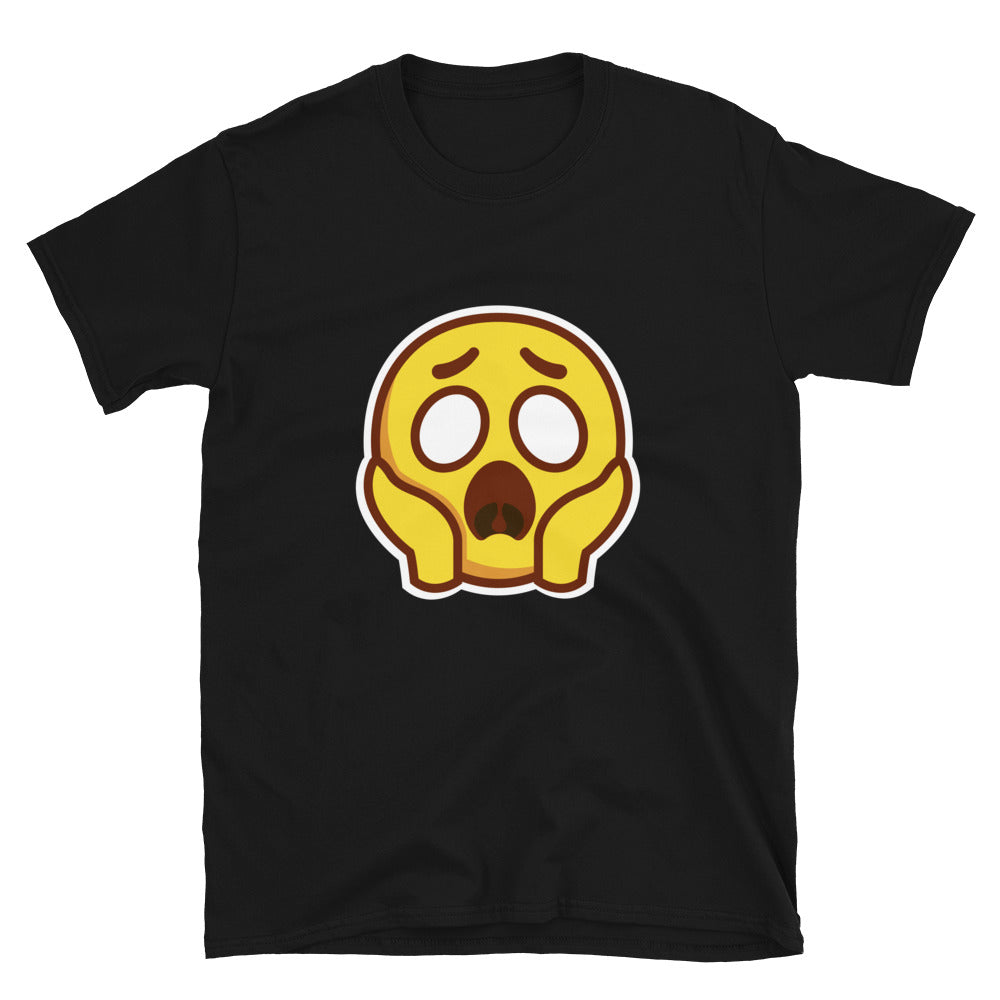 Munk scared face Unisex T-Shirt