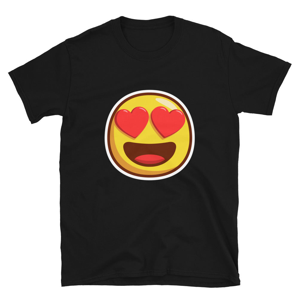 Smiling Face with Heart Shaped Eyes Unisex T-Shirt