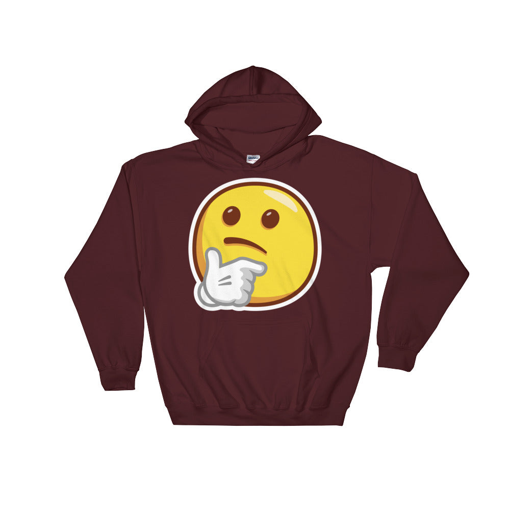 Thinking face Hooded Sweatshirt