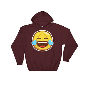 Face with tears of joy Hooded Sweatshirt