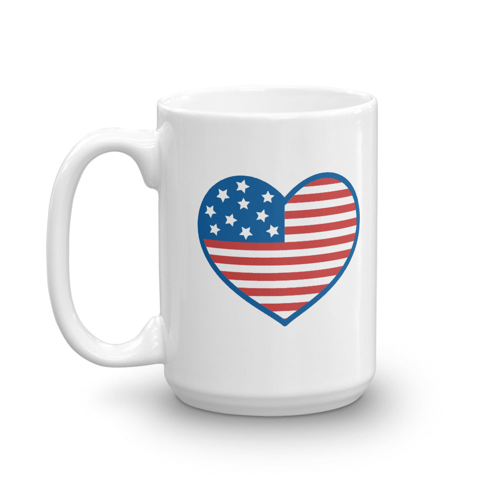 USA Heart Mug