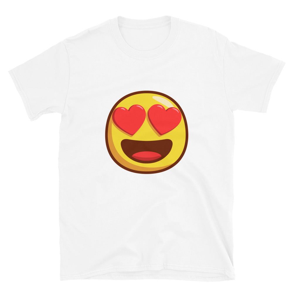 Smiling Face with Heart Shaped Eyes Unisex T-Shirt