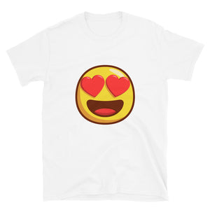 Smiling Face with Heart Shaped Eyes Unisex T-Shirt