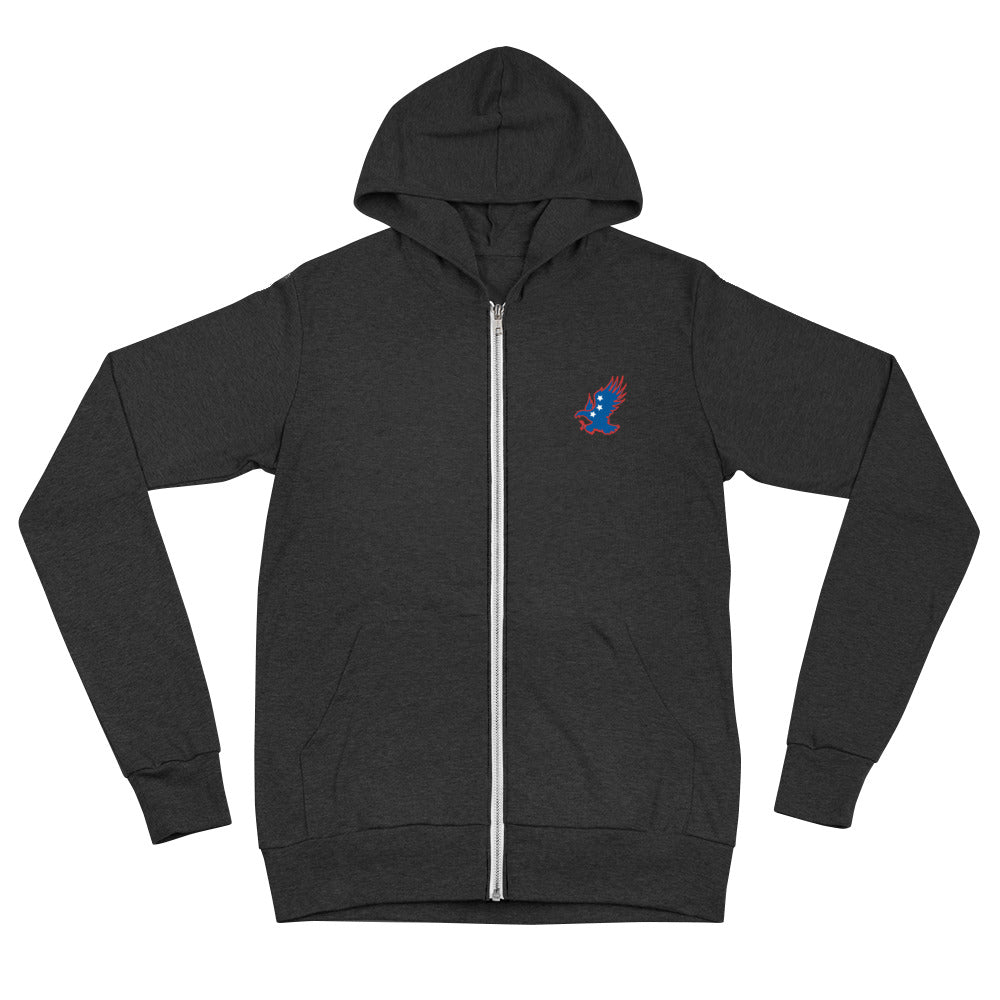 USA Eagle Unisex zip hoodie