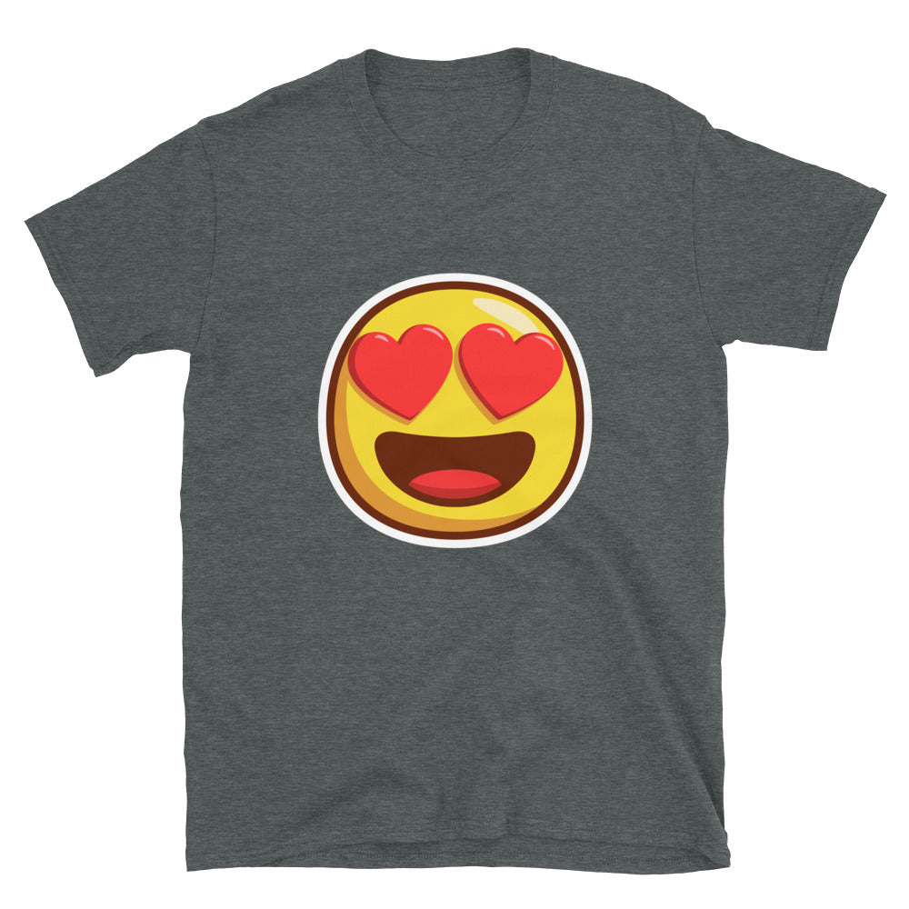 Smiling Face with Heart Shaped Eyes Unisex T-Shirt