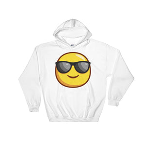 Smiling face with sunglasses Hooded Sweatshirt