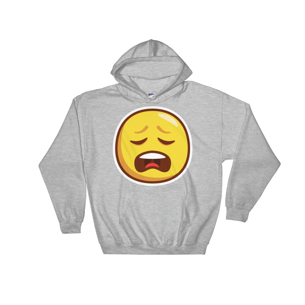 Weary face Hooded Sweatshirt