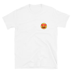 Heart shaped eyes Unisex T-Shirt