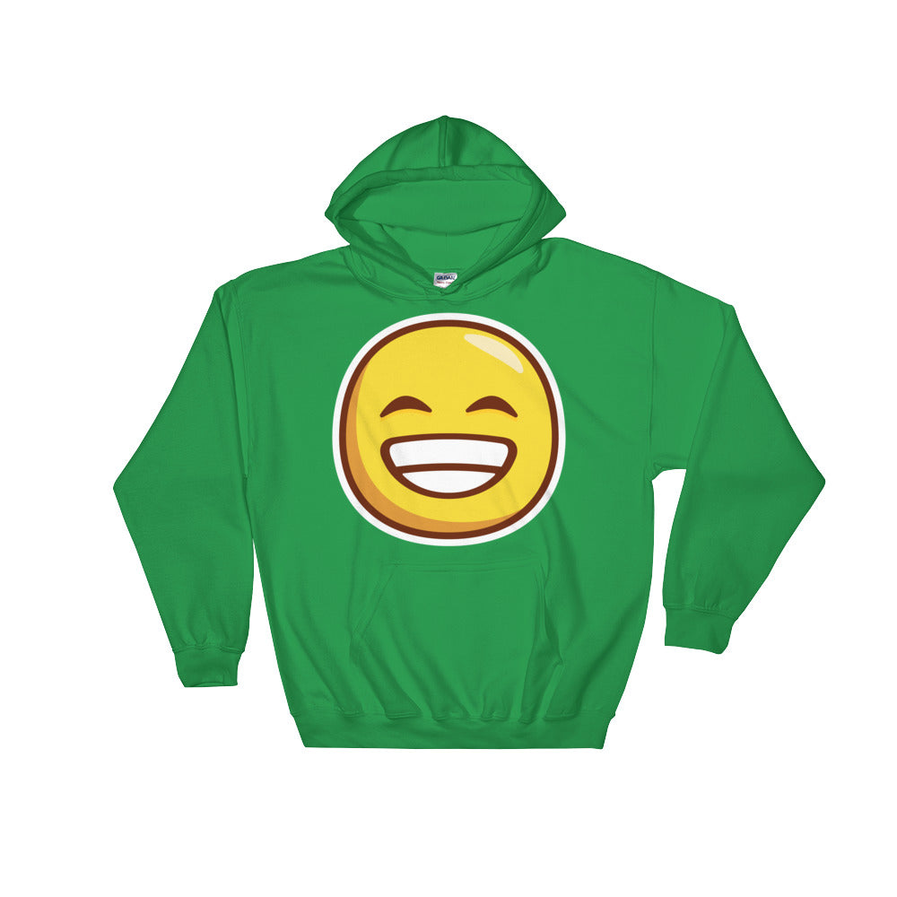 Grinning face with smiling eyes Hooded Sweatshirt