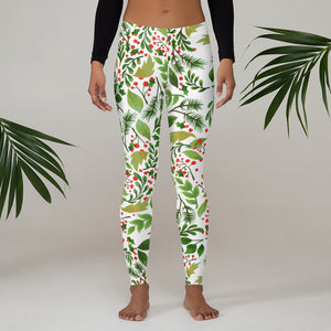 Holly Pattern Leggings