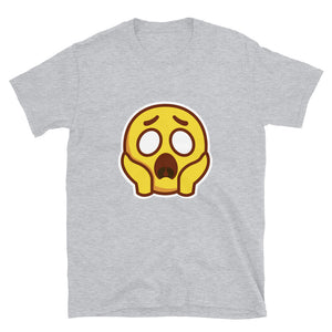 Munk scared face Unisex T-Shirt