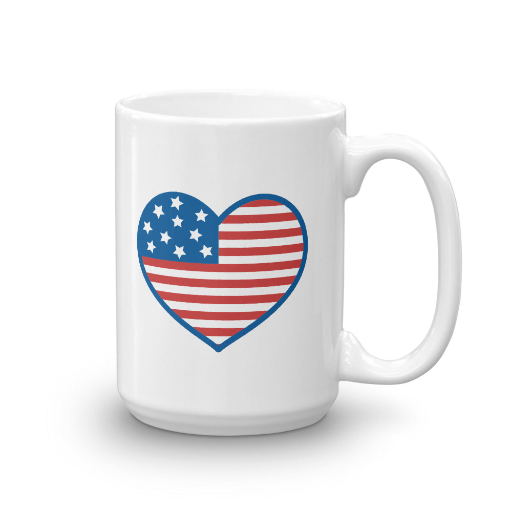 USA Heart Mug