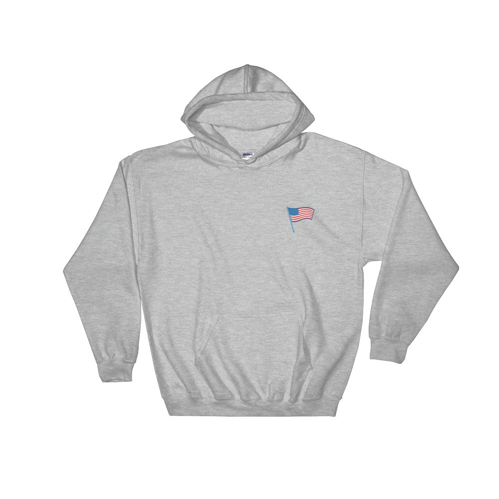 US Flag Hooded Sweatshirt