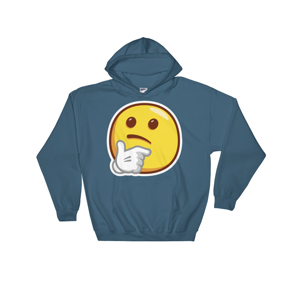 Thinking face Hooded Sweatshirt