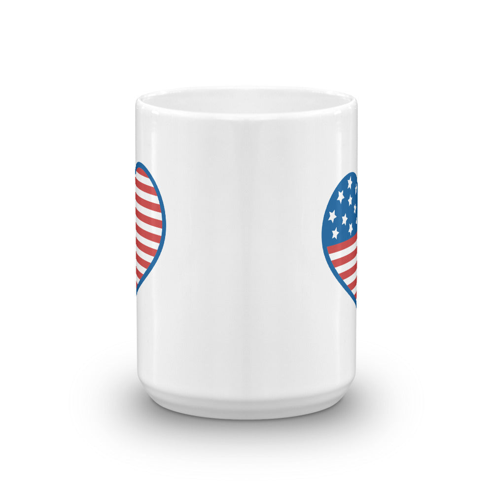 USA Heart Mug