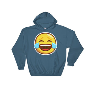 Face with tears of joy Hooded Sweatshirt