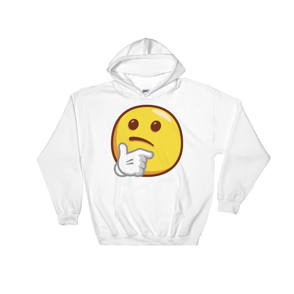 Thinking face Hooded Sweatshirt