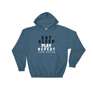 Eat Sleep Play Repeat Hooded Sweatshirt