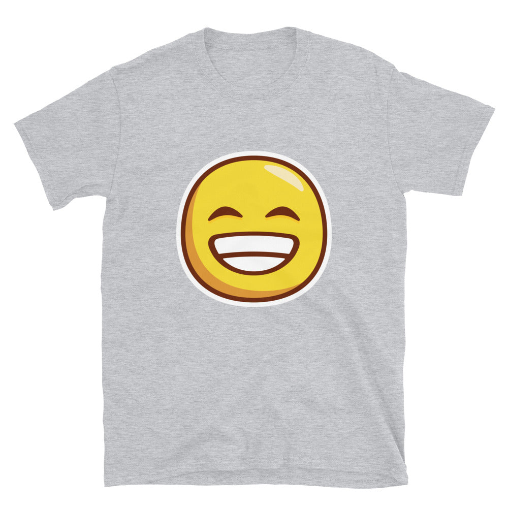 Grinning face with Smiling Eyes Unisex T-Shirt