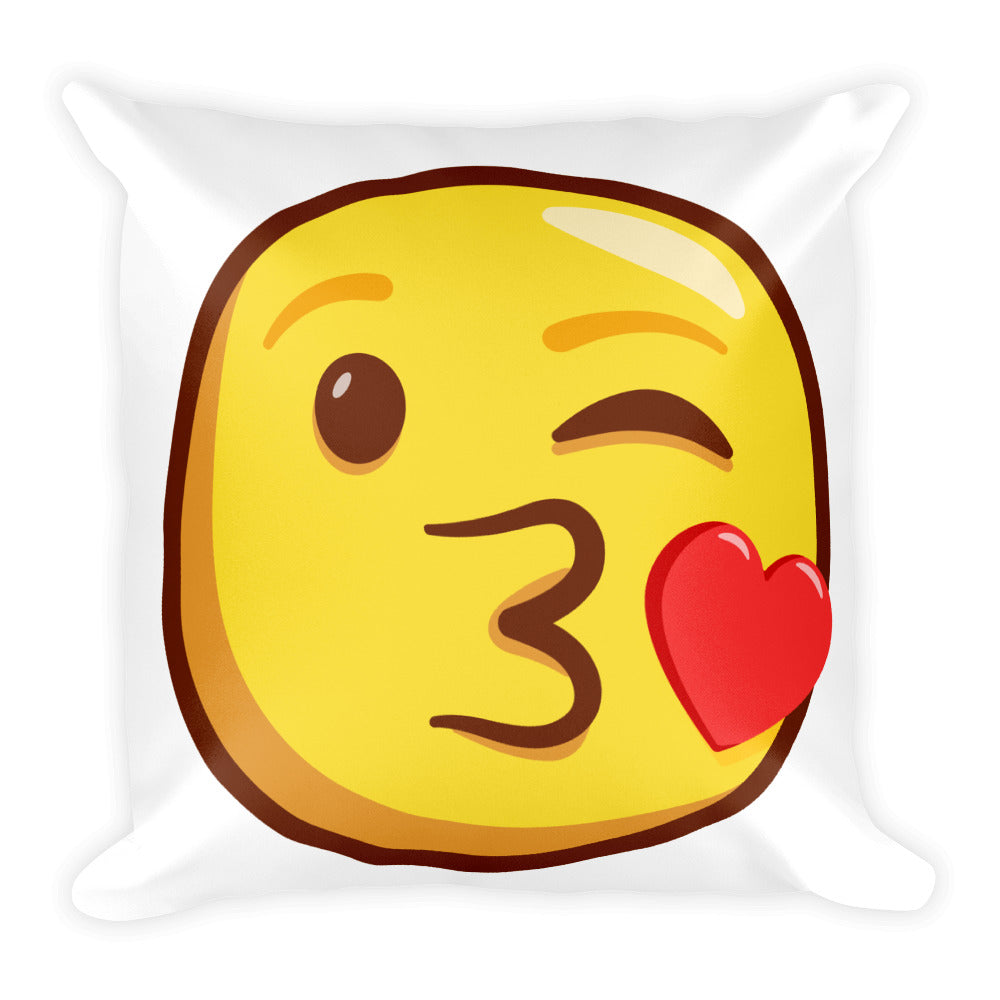 Face Throwing a kiss Pillow