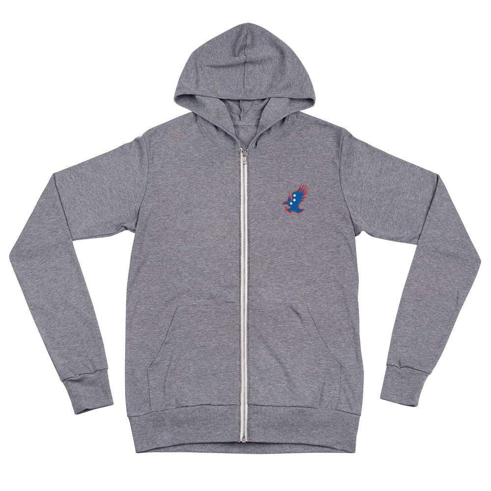 USA Eagle Unisex zip hoodie