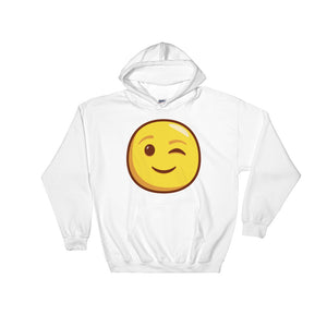 Winking face Hooded Sweatshirt