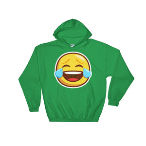 Face with tears of joy Hooded Sweatshirt