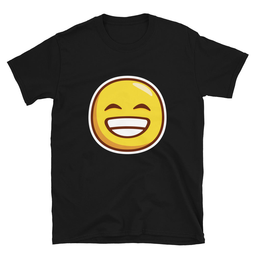 Grinning face with Smiling Eyes Unisex T-Shirt