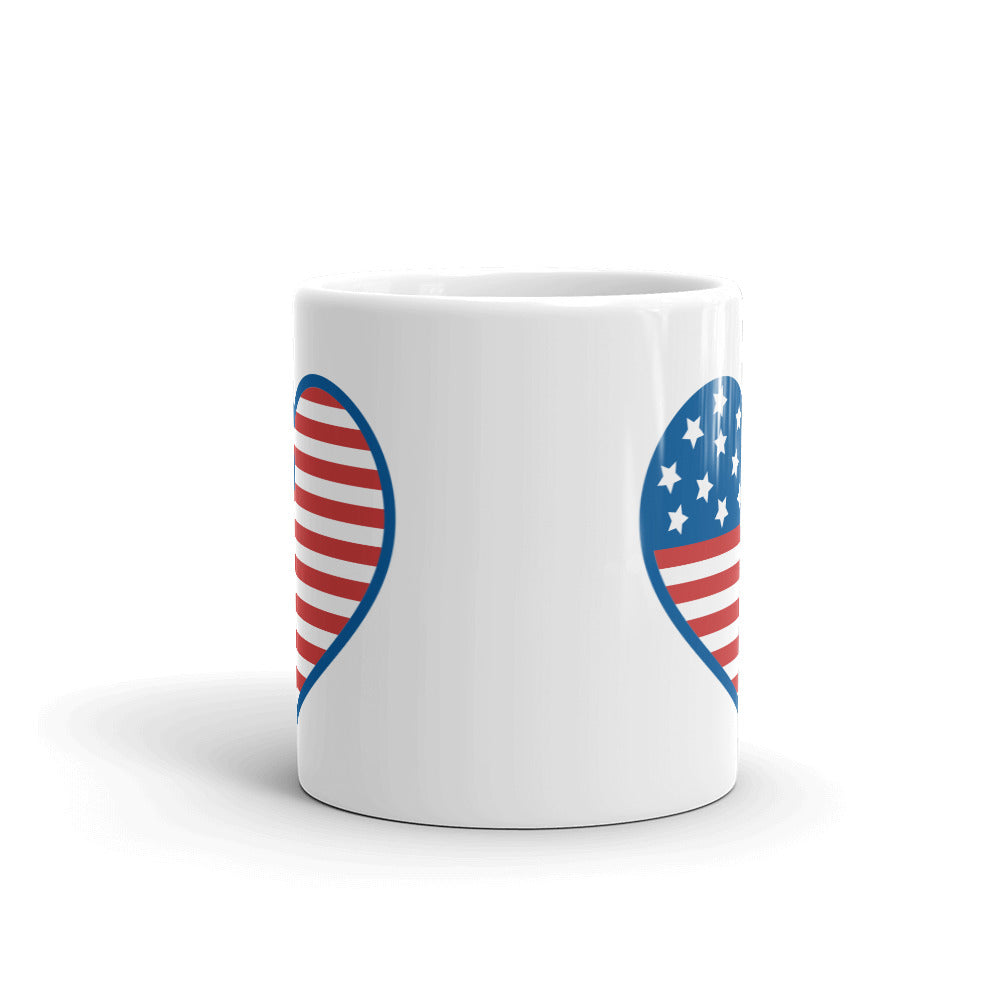 USA Heart Mug