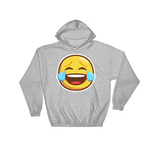 Face with tears of joy Hooded Sweatshirt